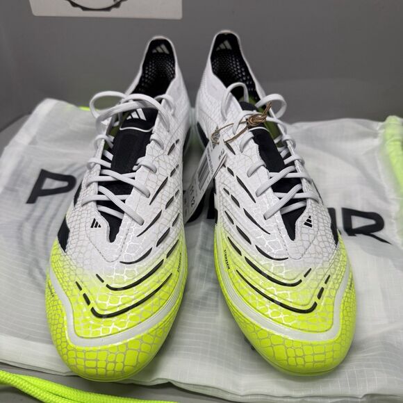 adidas Predator Elite FG Soccer Cleats White Black Green JI1082 Men Size 11 Bag main image 15